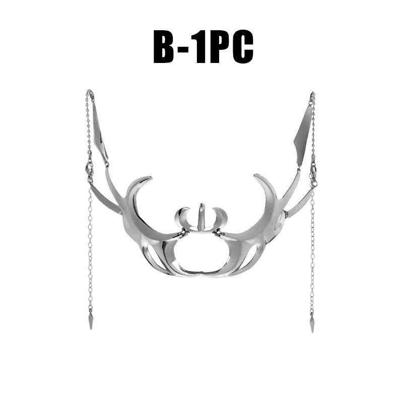 Преувеличивать киберпанк роскошные женские маски мода металлическая цепь нос лицо украшение модные ювелирные изделия маскарад аксессуары подарки