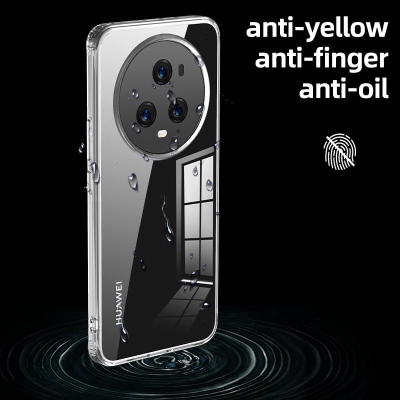 For Honor Magic5 Pro Phone Case Hard PC Soft TPU Airbag Drop Protection Phone Cover