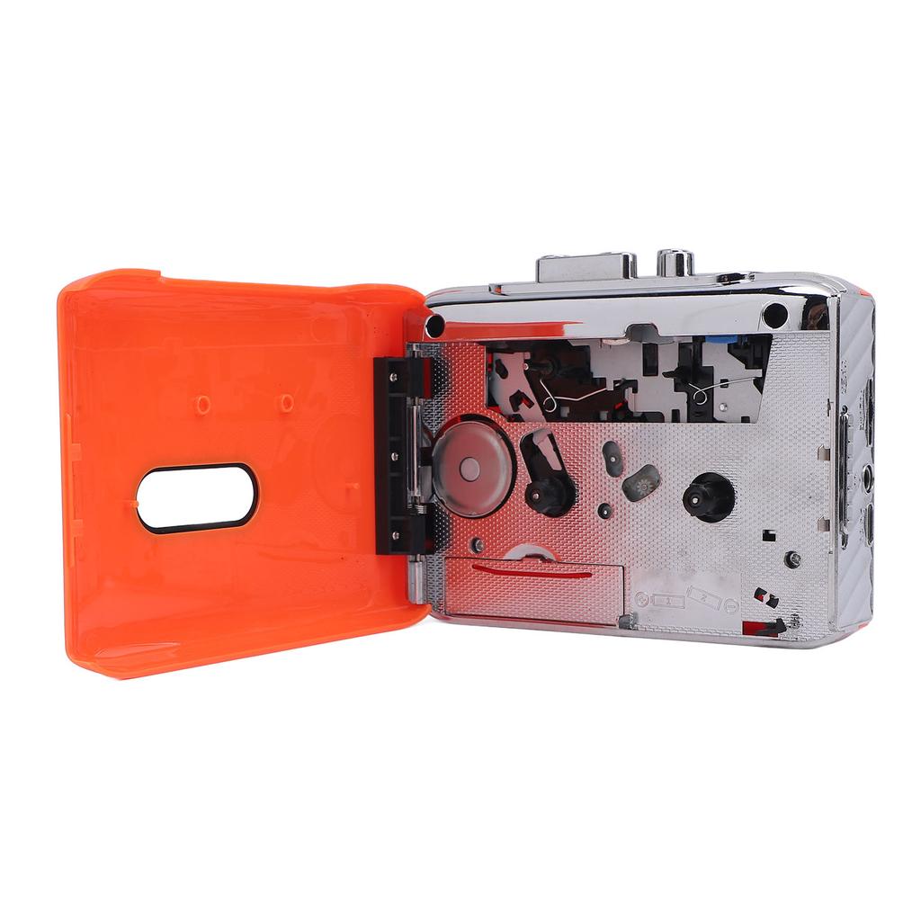 Cassette Player Tape Recorder Portable USB C Cassette To MP3 Digital Converter with Built In Microphone and Headphone
