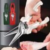Non-slip Vegetable Scissors Detachable Meat Scissor Magnetic Kitchen Scissors Salad
