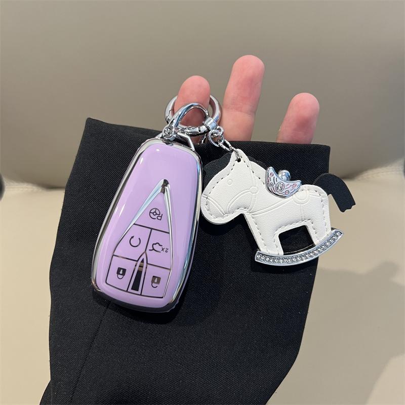 TPU Shell Fob For Changan CS75 PLUS CS35 PLUS CS55PLUS Eado UNI-T UNI K Oushang X5 X7 EV 2019 2020 Car Key Case Cover