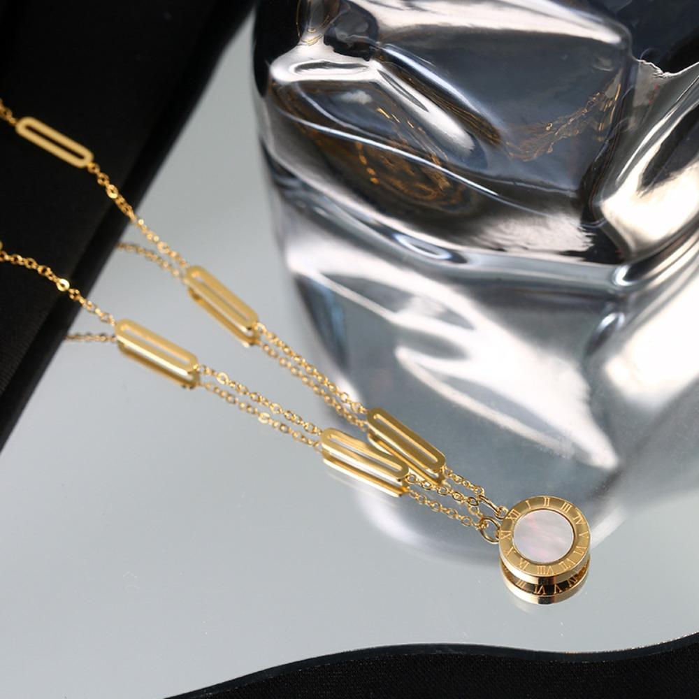 Jewelry Accessories Sweater Chain Light Luxury Clavicular Chain High Quality Roman Necklace
