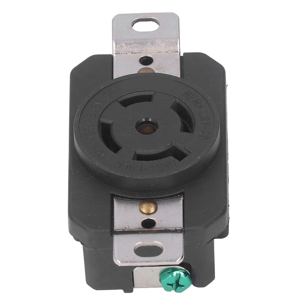 Flush Mounting Locking Receptacle Industrial 5 Hole US Style 20A 120208V NEMA L21?20