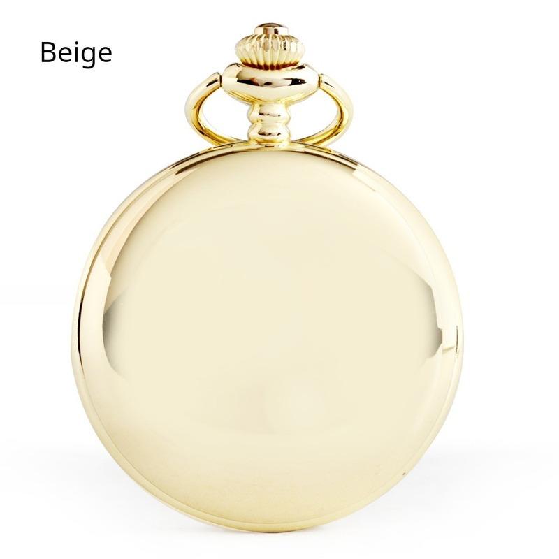 Модные 37 см цепочка из гладкой стали кварцевые карманные часы винтажный римский кулон с цифровым циферблатом