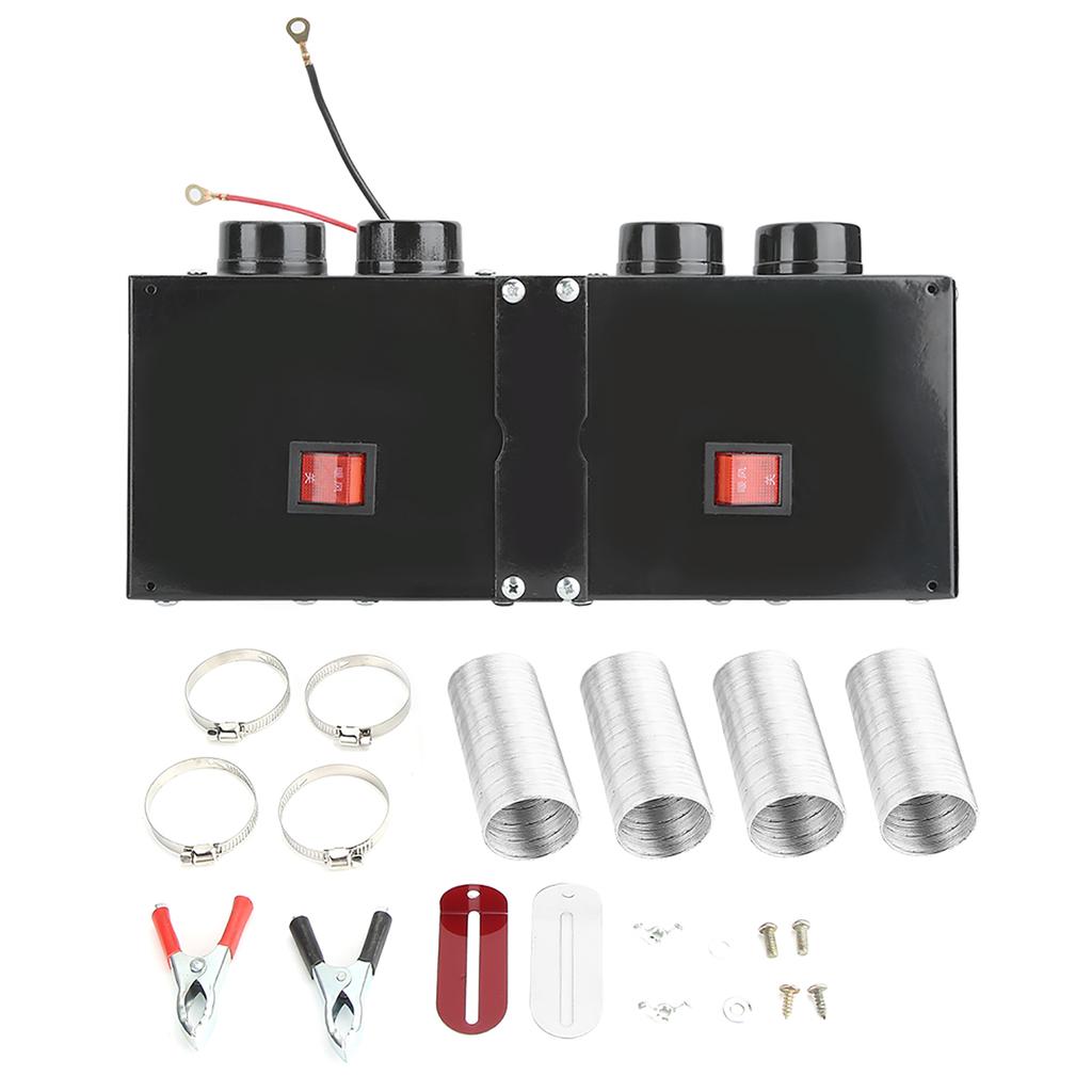 500 Вт 4 отверстия автомобильный обогреватель размораживатель для нагрева воздуха очистка размораживание 12 В