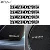 Alloy Car Audio Speaker Logo Badge Sound Sticker Accessories for Jeep Wrangler Patriot Grand Cherokee Commander Renegade Compass AMX1