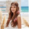 Vibrant Orange Plumage Tribal Hair Extension Feather Hair Accessories  Travel Photography Prop