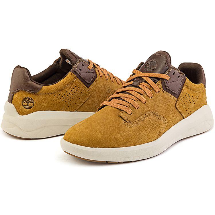 Timberland Замшевые кроссовки для спорта на открытом воздухе, нескользящие, прочные, легкие, низкие, повседневные, мужские кроссовки, средне-коричневые, A2C9V