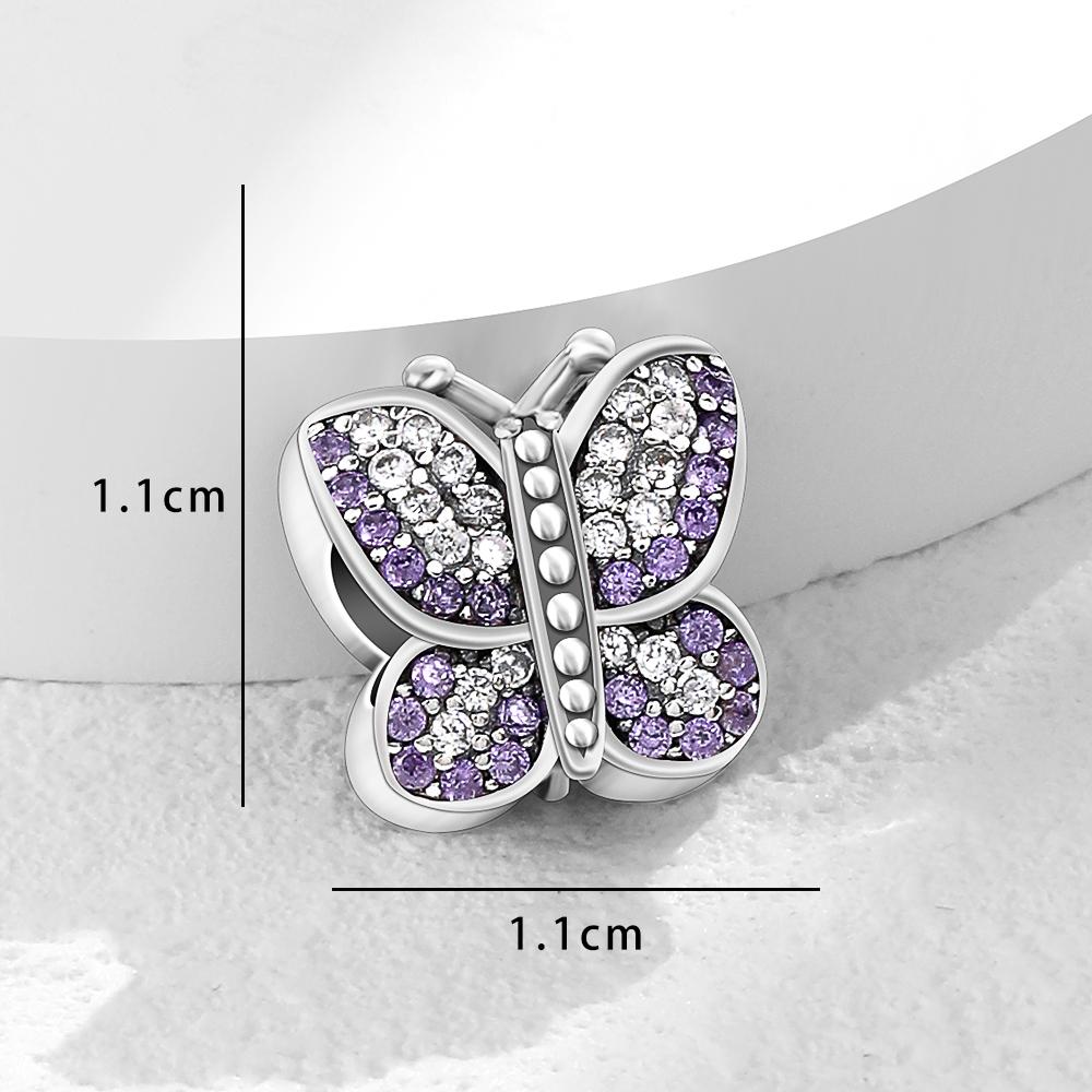 925 Серебряная Ласточка Попугай Лягушка Стрекоза Подвеска Шарм Браслет Женские Модные Украшения Подарок