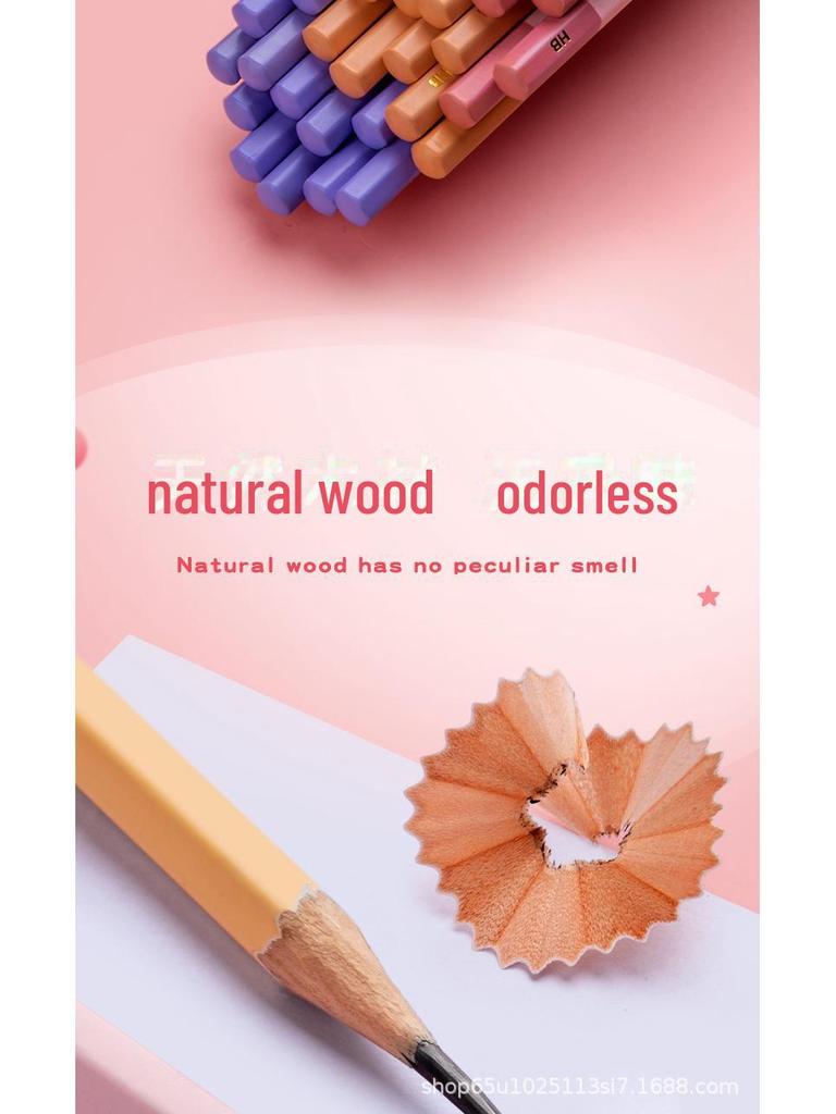 Карандаш Morning Light Hexagonal HB для учеников начальной школы - Morandi Color, 2B, первый класс