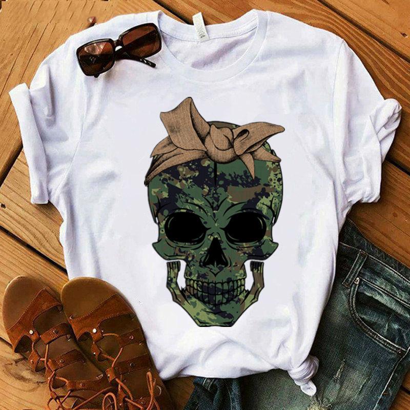 Women Crown Funny Print T Shirt Fashion Summer O Neck 90S Clothes Girl Casual