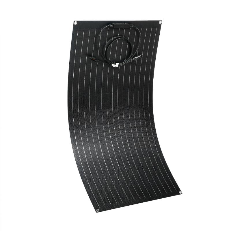 600 Вт 300 Вт Гибкий комплект солнечных панелей 18 В Монокристаллические солнечные элементы Уличное зарядное устройство для кемпинга Яхты Автодома Автофургона Автомобиля Лодки