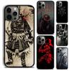 Япония Ронин Самурай Чехол для телефона Для iPhone 17 Air 16 15 14 Plus apple 16 11 12 13 Pro Max coque