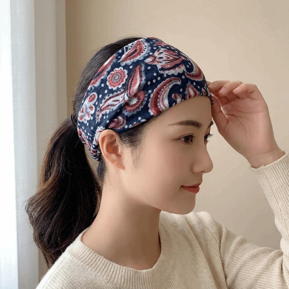 Non Slip Elastic Headband Hollow Hairbands Personality Turban Bandana  Female/Girls