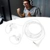 3.5mm Wired Earbuds with Detachable 2Pin Cable HiFi Noise Cancelling Earphones Super Linear Driver Built In Microphone