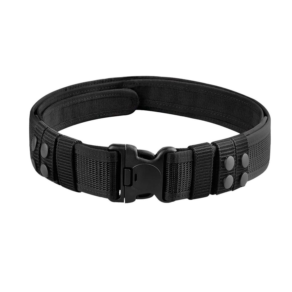 Versatile Outdoor Tactical Belt: Hook & Loop Design for Mountaineering, Camping, Training - Durable Polypropylene Webbing