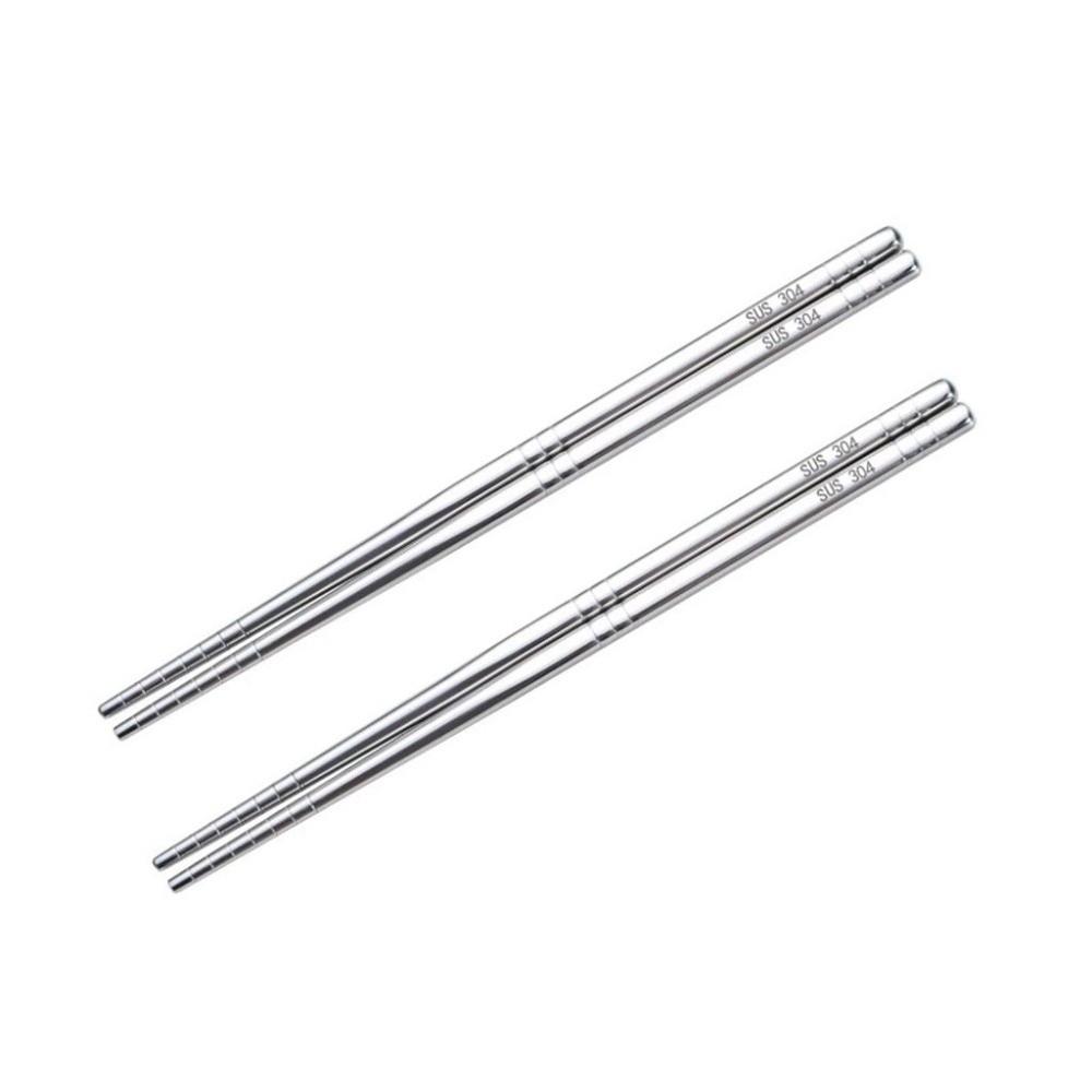 High Temperature Sterilizable Non-slip Tableware Metal Chopsticks Chopsticks Kitchen Accessories