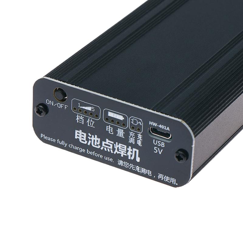 Портативный ручной точечный сварочный аппарат 18650 Инструмент для сварки литиевых батарей Мини-машина для точечной сварки Головка для сварки оксида алюминия и меди