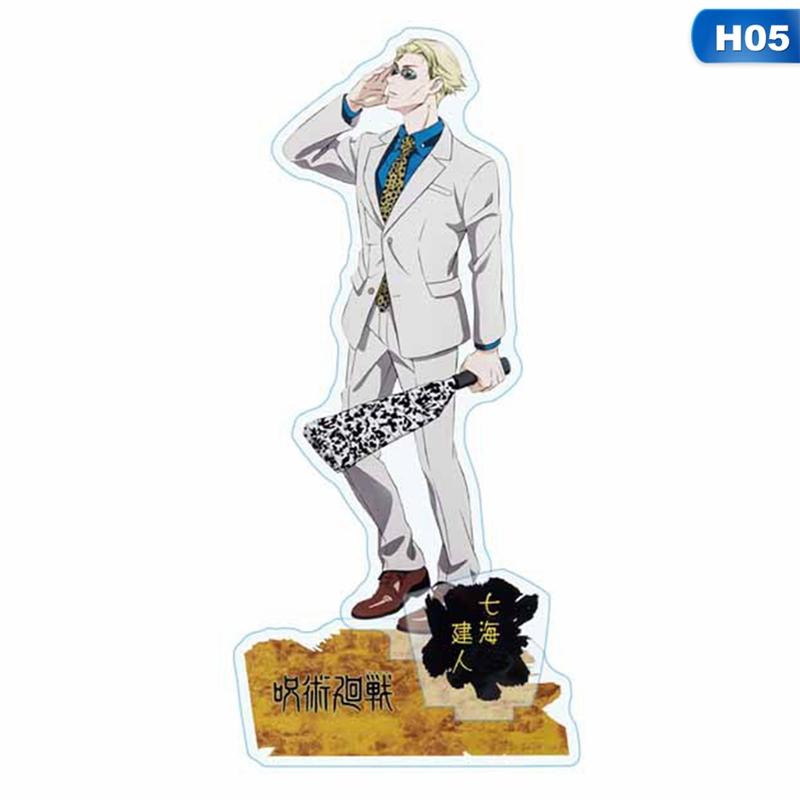 Anime Jujutsu Kaisen Cartoon Character Transparent Acrylic Stand Doll Model Toy Desktop Decoration Gift