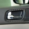 4x Carbon Fiber Interior Door Handle Cover Trim Frame For Infiniti G37 2007-2013