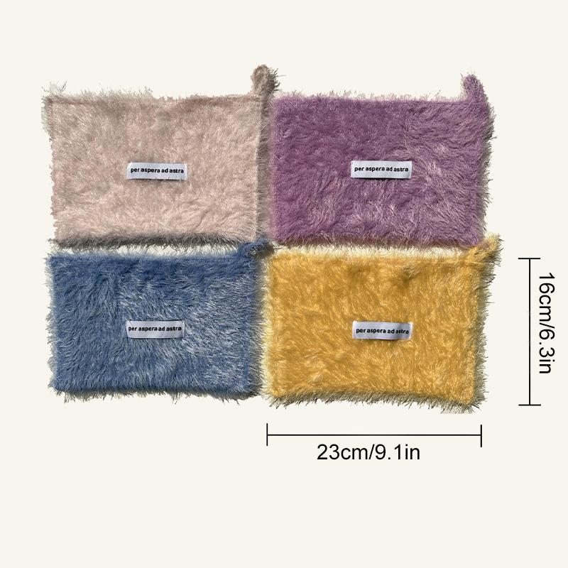 1 шт. Коробки для салфеток Хранение Плюшевая нить Скандинавский стиль Высокое качество Однотонный держатель Туалетная бумага Тканевый пакет