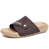 Men's Large Size Beach Sandals Lightweight Outdoor Slides Casual Summer Slippers for Travel Garden Daily Wear Travel Walking