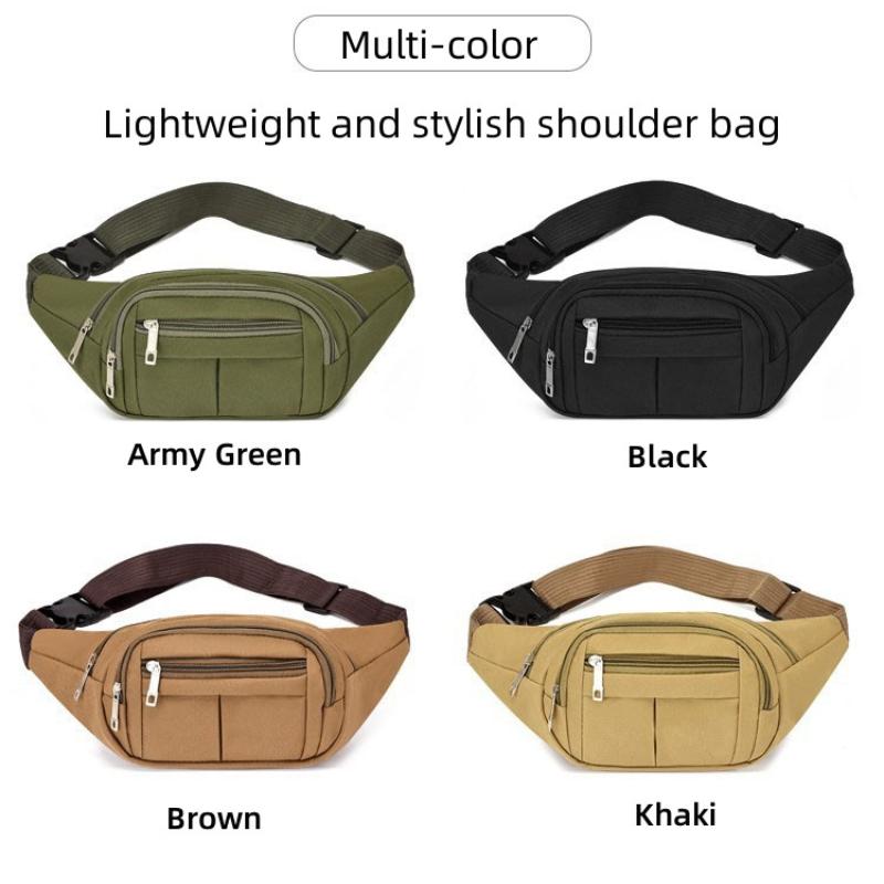 Waist Bag Multifunctional Large Capacity Water-resistant Cashier Business Bag Wear-resistant Outdoor Sports Cellphone Wallet