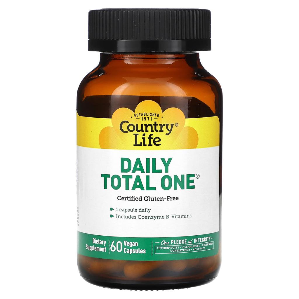 Country Life, Daily Total One, 60 растительных капсул