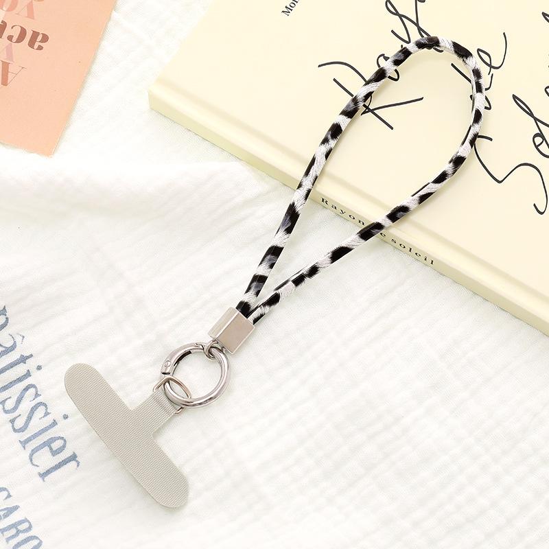 Цепочка для телефона с леопардовым принтом - Универсальный короткий шнурок и ремешок через плечо