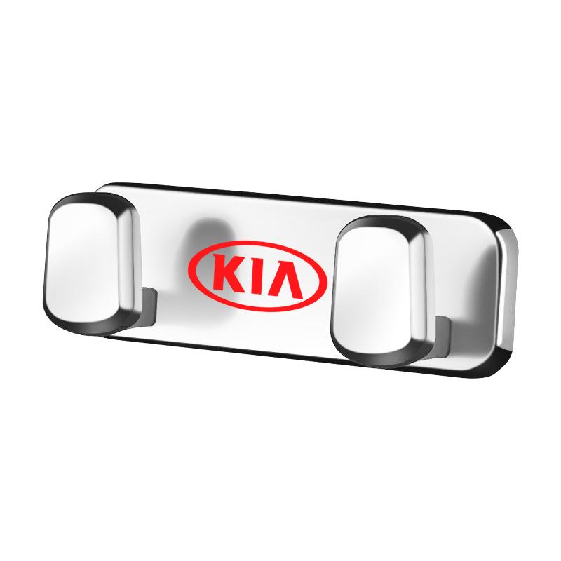 AANJ1 1pc Car Mini Storage Hook Metal Adhesive Hook Storage Rack Kia Sportage Ceed Picanto Rio ProCeed Niro 5 3 4 K7 5 8 3 9 Ray