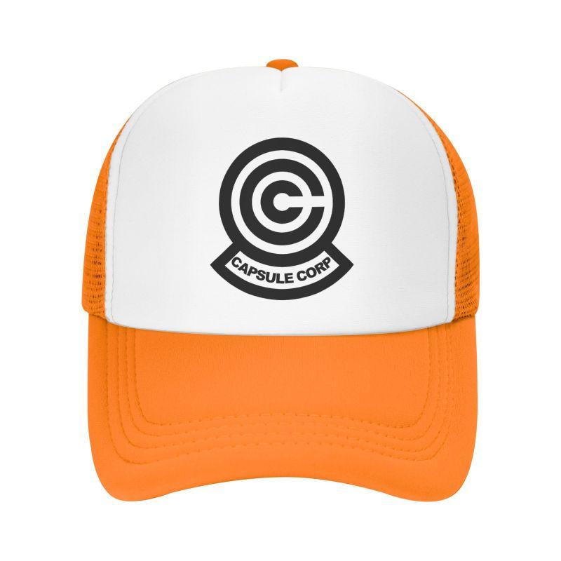 Сетчатая бейсболка Capsule Corp Унисекс Хип-хоп Snapback Кепки Летняя Дышащая Кепка-козырек Аниме DBZ Тракер Регулируемые Кепки