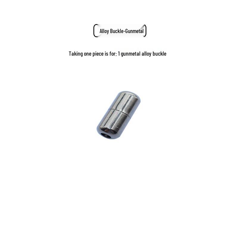 Colorful Aluminum Capsule Buckles for No-Tie Shoelaces