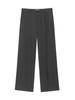 GLOWNY G Gentle Wide Leg Pinstripe Pants (Gray)
