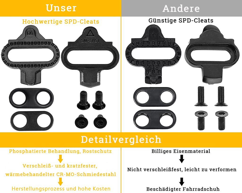 Педали TacoBey MTB для горного велосипеда с двойной платформой, совместимые с Shimano SPD Mountain Clipless с 3 подшипниками уплотнений, легкие педали из нейлонового волокна для велосипеда
