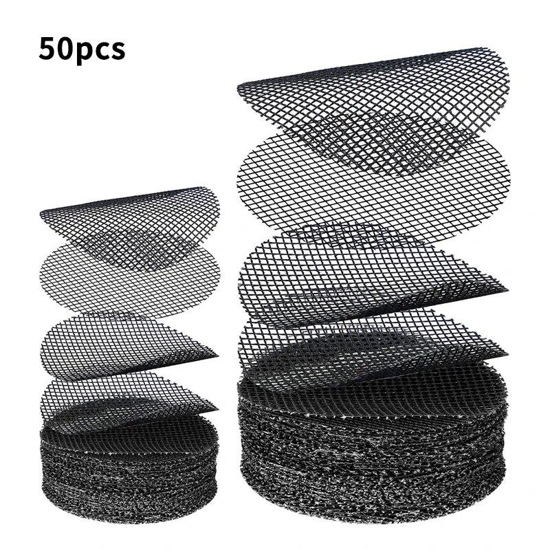 50 шт. предотвращают потерю почвы, дышащая прокладка, герметичная дренажная сетка для цветочного горшка, нижний коврик, дышащая дренажная прокладка, сетка