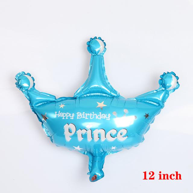 1 шт. большой воздушный шар с короной принцессы, золотой, розовое, золото, розовый, синий, детский душ, товары для свадьбы, дня рождения, подарки для детей, воздушный шар