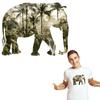 Elephant Forest Термопереводные виниловые наклейки для одежды Diy Parches Ropa T-Shirt Термопресс Аппликация Толстовки Индивидуальный дизайн Нашивки