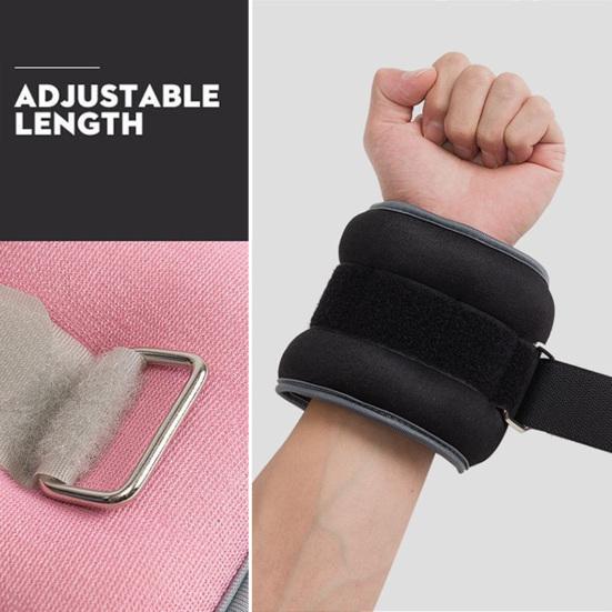 1 пара утяжеляющих мешочков с песком, регулируемый носимый утяжеленный браслет для мужчин и женщин, для танцев, бега, тренировок, лодыжек, запястий, утяжелители, браслет