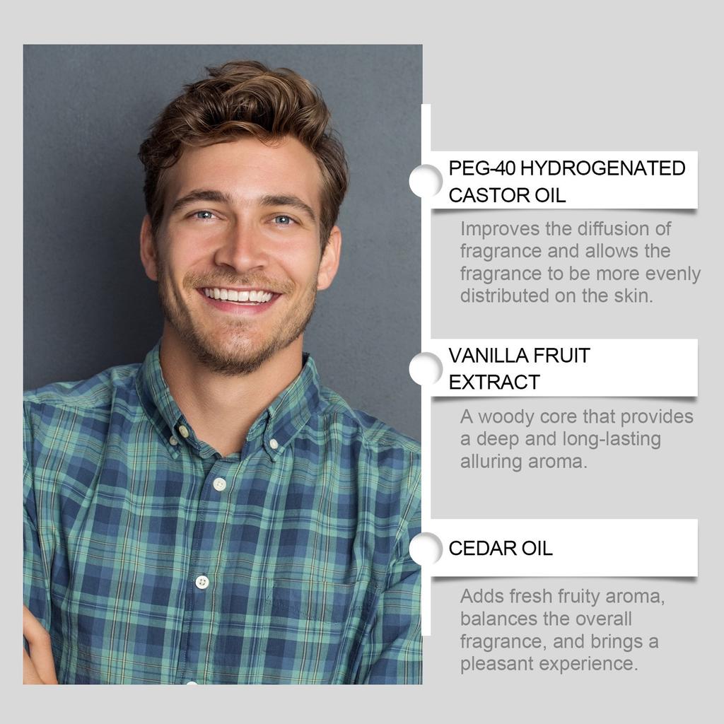 Синие духи стойкие легкие духи Dating Charm Gentleman Cedar Perfume Cologne5ml