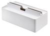 Yamazaki Tower Tissue Tray with Paper Towel X X H10cm Case, 5874, Lid, Case, White, Approx. W26.5 D13.5
