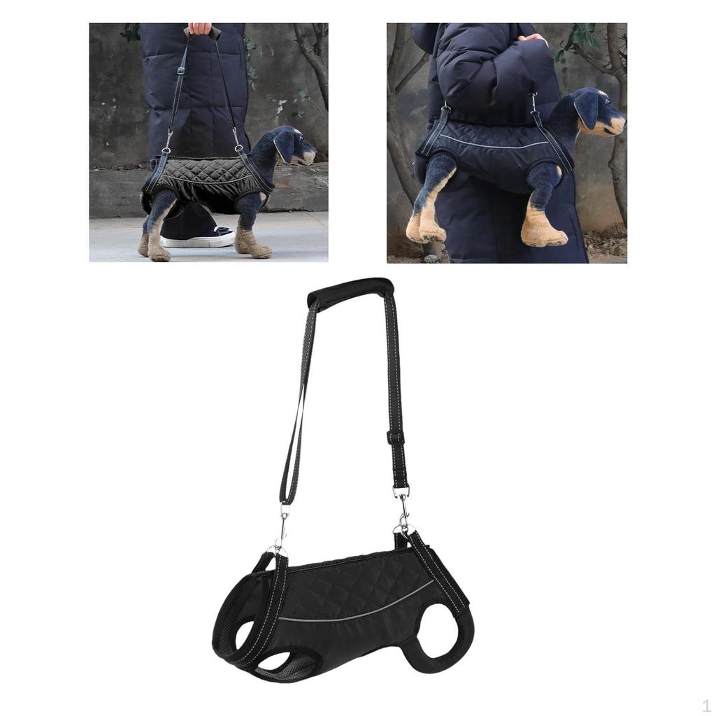 Регулируемая шлейка для поддержки собак, обеспечивающая помощь в передвижении