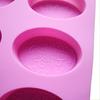 3D овальная круглая силиконовая форма для ароматических свечей, форма для изготовления мыла ручной работы, нелипкая пищевая форма с 6 сетками, форма для торта для выпечки своими руками, помадка, шоколад