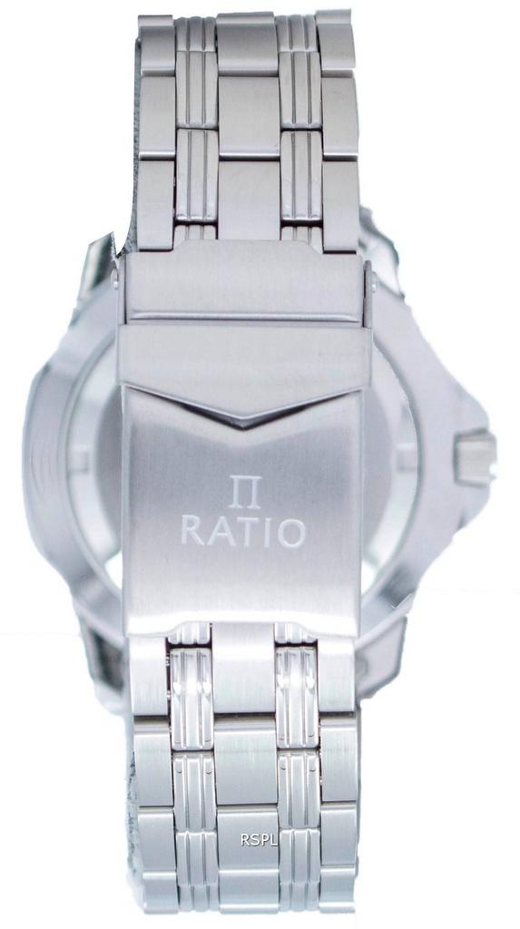 RATIO Мужские часы Free Diver Professional 200M с сапфировым стеклом 36JL140