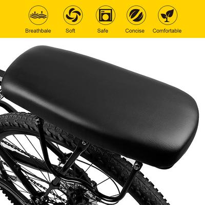 Заднее сиденье велосипеда Велоспорт MTB Горный велосипед Искусственная кожа Мягкая удобная подушка Задняя стойка для велосипеда