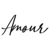 [A1077] - XXL Metal Decoration 'Amour' Black - 100x38 Cm