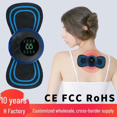 Шейный пульс EMS Портативный электротерапевтический мини-массажер для шеи и плеч