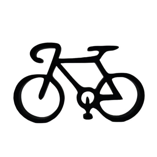 Minimalistic Bicycle Sculpture Abstract Wire Frame Road Mountain Bike Silhouette Statue Figurine Desktop Decoration Ornament Cyclist Present