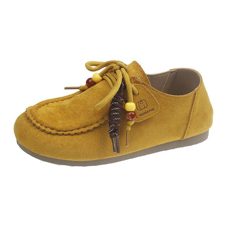 Осенние высокие Birkenstocks новые шнурованные повседневные ретро мягкая подошва ленивые легкие для выхода одиночные туфли