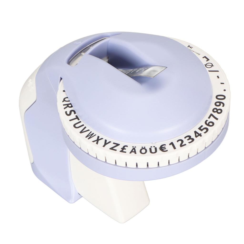Embossing Label Maker with 2 Rolls Tape 600dpi 47 Characters Manual 3D Portable Embossed Label M
