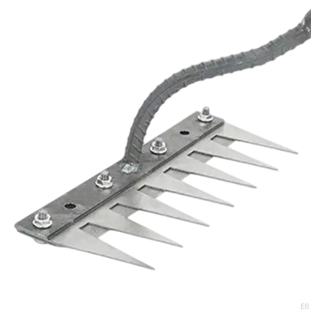 Садовые грабли Простые в использовании Сталь Эффективные Сверхпрочные для ландшафтных дизайнеров Двора На открытом воздухе Домовладельцев Садоводство